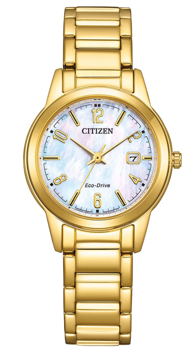 Citizen Eco-Drive L FE1242-78D - Quartz - Guld - Damklocka - Rostfri stål - Härdat mineralglas