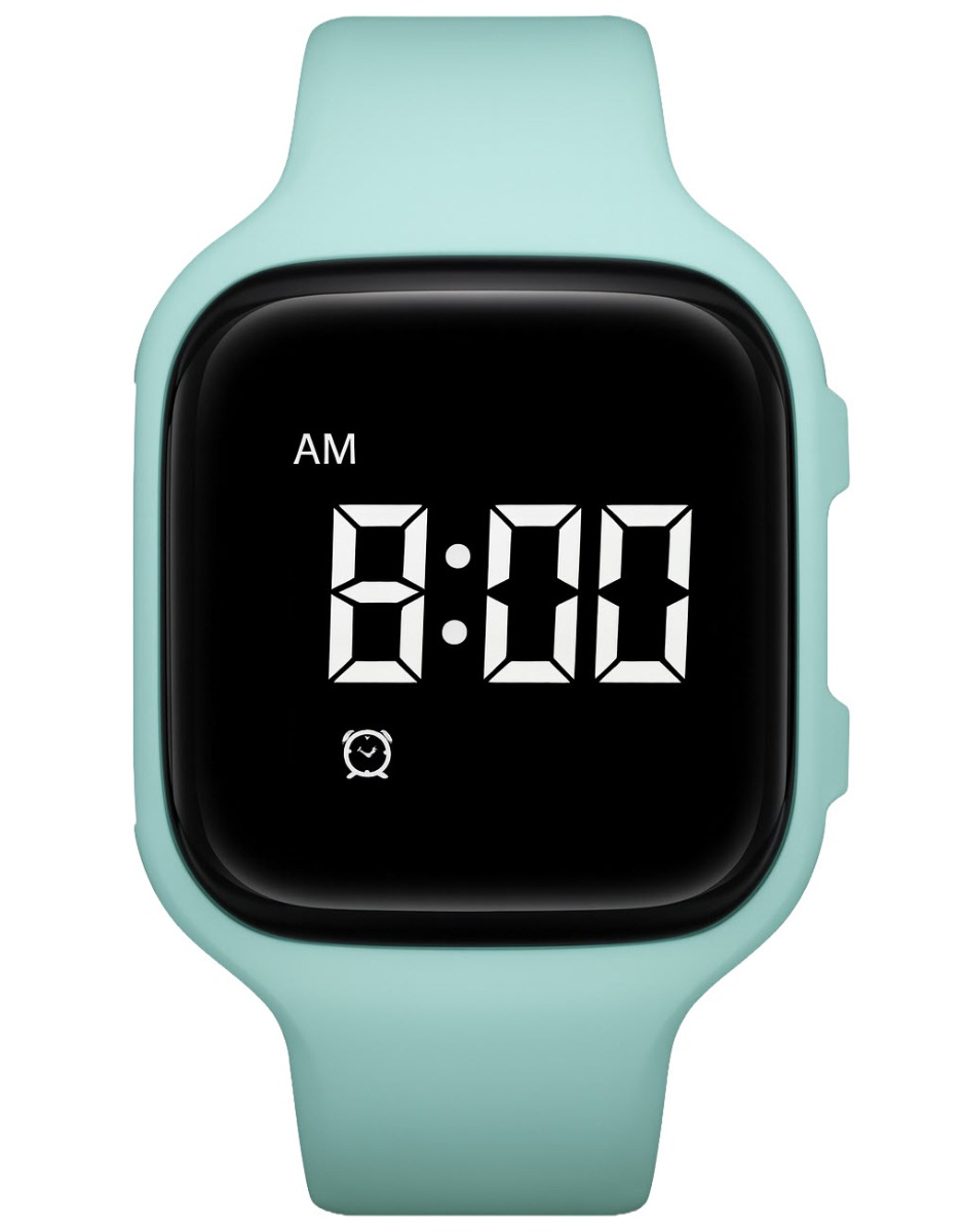 Vattenpåminnelse barn mintgrön timer | FIBEX15V06 - Digitalt - Grön Turkos - Unisex - Silikon -