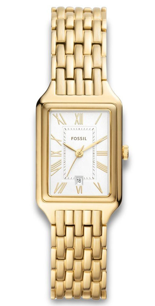 Fossil Raquel ES5220 - Quartz - Guld - Damklocka - Rostfri stål - Härdat mineralglas