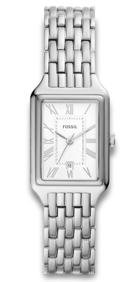 Fossil Raquel ES5221 - Quartz - Silver - Damklocka - Rostfri stål - Härdat mineralglas