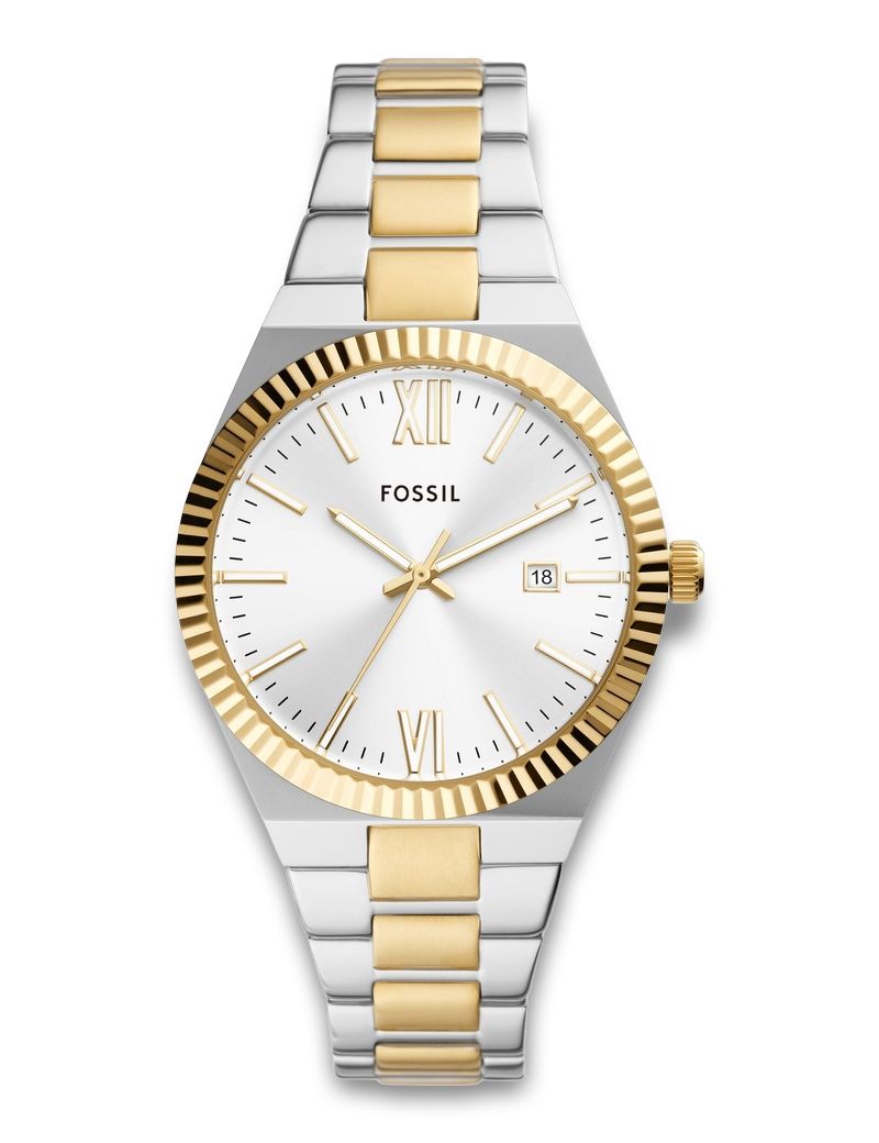 Fossil Scarlette ES5259 - Quartz - Silver - Damklocka - Rostfri stål - Härdat mineralglas