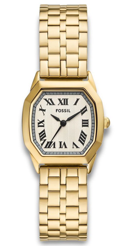 Fossil Harlow ES5361 - Quartz - Guld - Damklocka - Rostfri stål - Härdat mineralglas