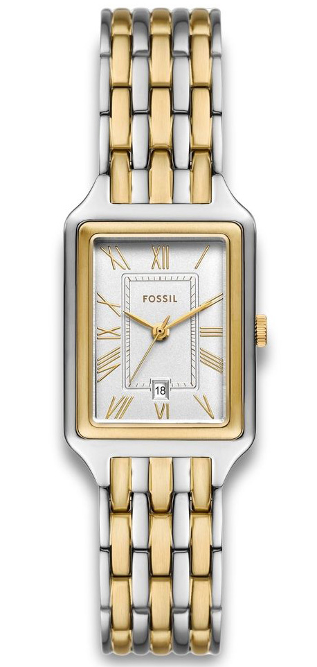 Fossil Raquel ES5368 - Quartz - Silver - Damklocka - Rostfri stål - Härdat mineralglas