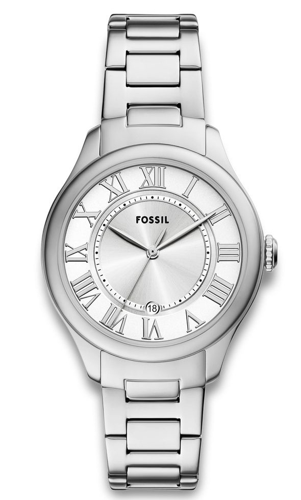 Fossil Gilmore ES5393 - Quartz - Silver - Damklocka - Rostfri stål - Härdat mineralglas