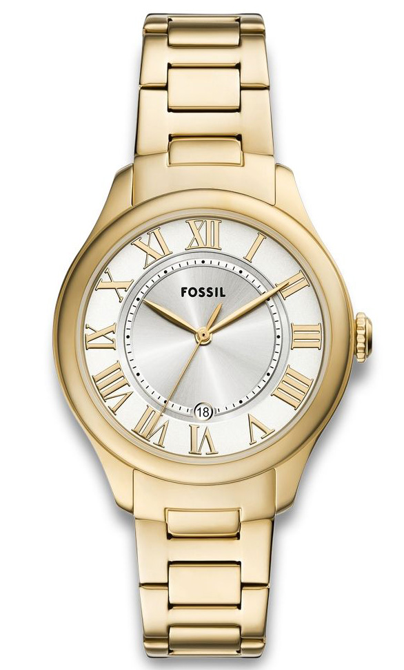 Fossil Gilmore ES5395 - Quartz - Guld - Damklocka - Rostfri stål - Härdat mineralglas