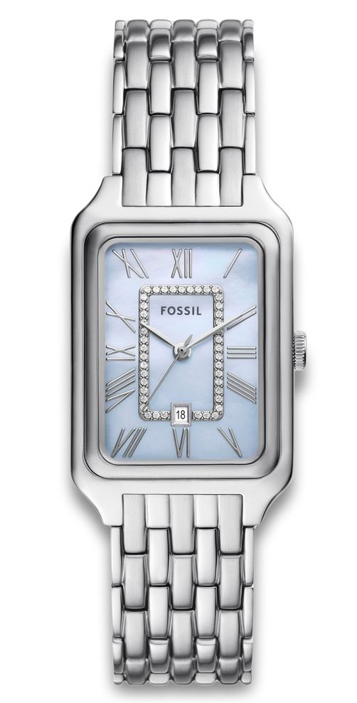 Fossil Raquel Sun Moon ES5402 - Quartz - Silver - Damklocka - Rostfri stål - Härdat mineralglas