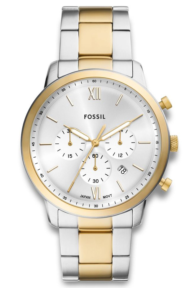 Fossil Neutra Chronograph FS6112 - Quartz - Silver - Herrklocka - Rostfri stål - Härdat mineralglas