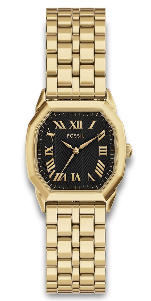 Fossil Harlow ES5433 - Quartz - Guld - Damklocka - Rostfri stål - Härdat mineralglas