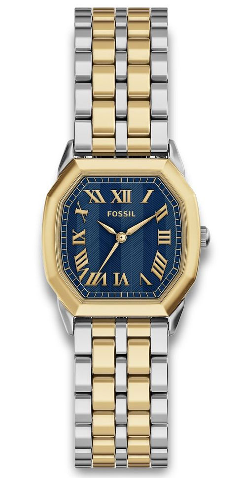 Fossil Harlow ES5480 - Quartz - Guld - Damklocka - Rostfri stål - Härdat mineralglas
