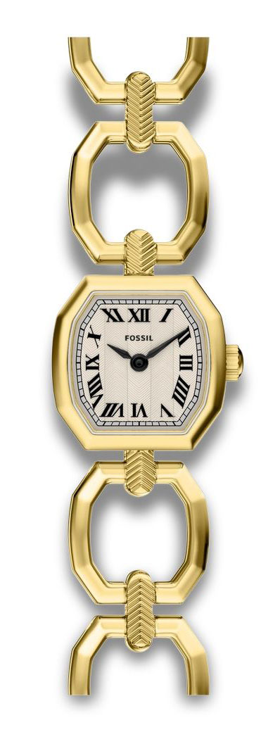 Fossil Harlow ES5483 - Quartz - Guld - Damklocka - - Härdat mineralglas