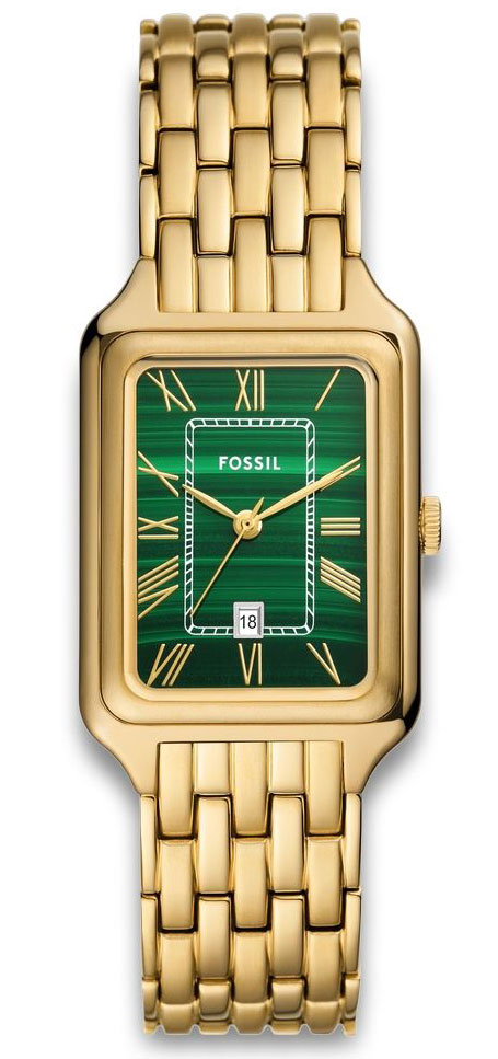 Fossil Raquel ES5341 - Quartz - Guld - Damklocka - Rostfri stål - Härdat mineralglas