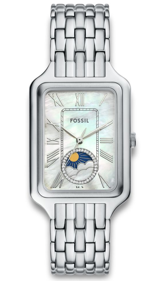 Fossil Raquel ES5400 - Quartz - Silver - Damklocka - Rostfri stål - Härdat mineralglas