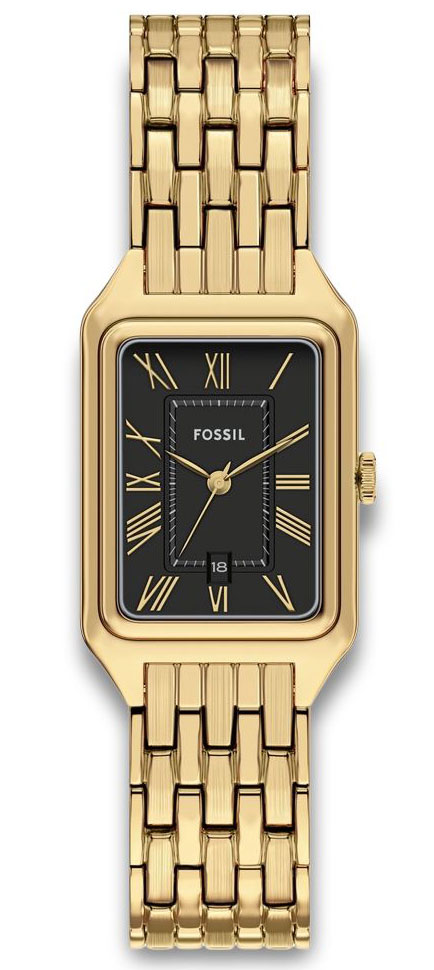 Fossil Harlow ES5434 - Quartz - Guld - Damklocka - Rostfri stål - Härdat mineralglas