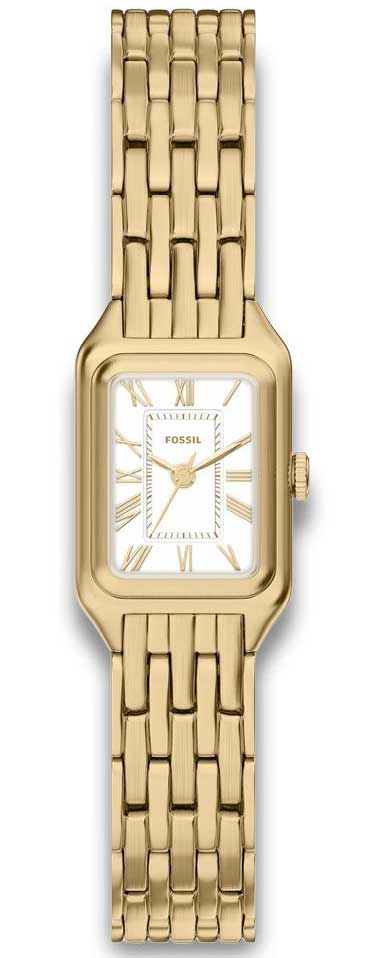 Fossil Raquel ES5467 - Quartz - Guld - Damklocka - Rostfri stål - Härdat mineralglas