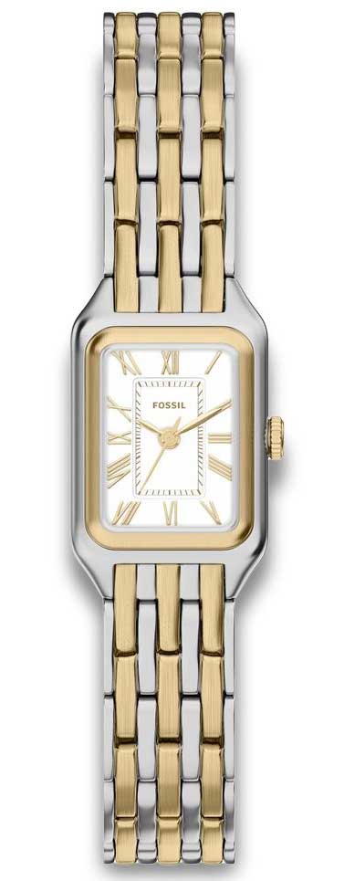 Fossil Raquel ES5468 - Quartz - Silver - Damklocka - Rostfri stål - Härdat mineralglas