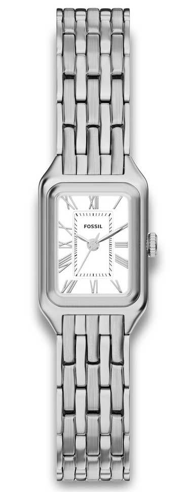 Fossil Raquel ES5469 - Quartz - Silver - Damklocka - Rostfri stål - Härdat mineralglas
