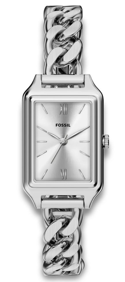Fossil Raquel ES5477 - Quartz - Silver - Damklocka - - Härdat mineralglas