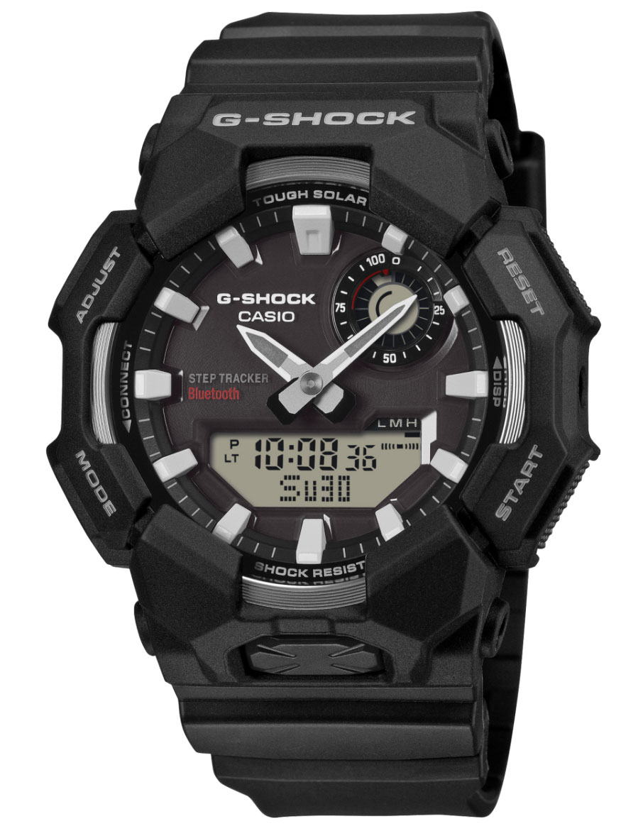 Casio G-Shock GA-B010-1AER - Analog-digital-mix - Svart - Herrklocka - Harts - Härdat mineralglas