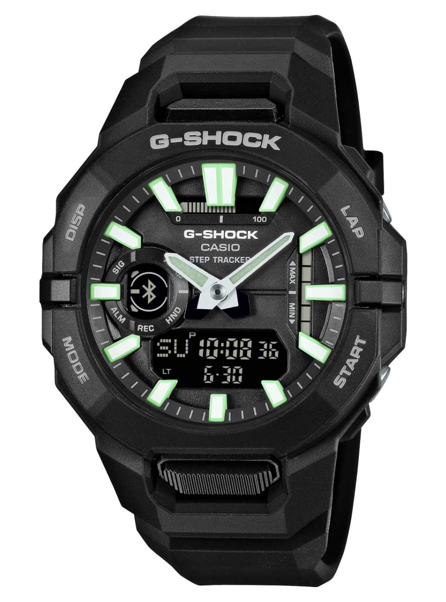 Casio G-Shock G-Squad GBA-950-1AER - Analog-digital-mix - Svart - Herrklocka - Harts - Härdat mineralglas