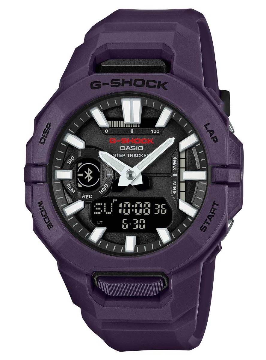 Casio G-Shock G-Squad GBA-950-2AER - Analog-digital-mix - Lila - Herrklocka - Hartsled - Härdat mineralglas