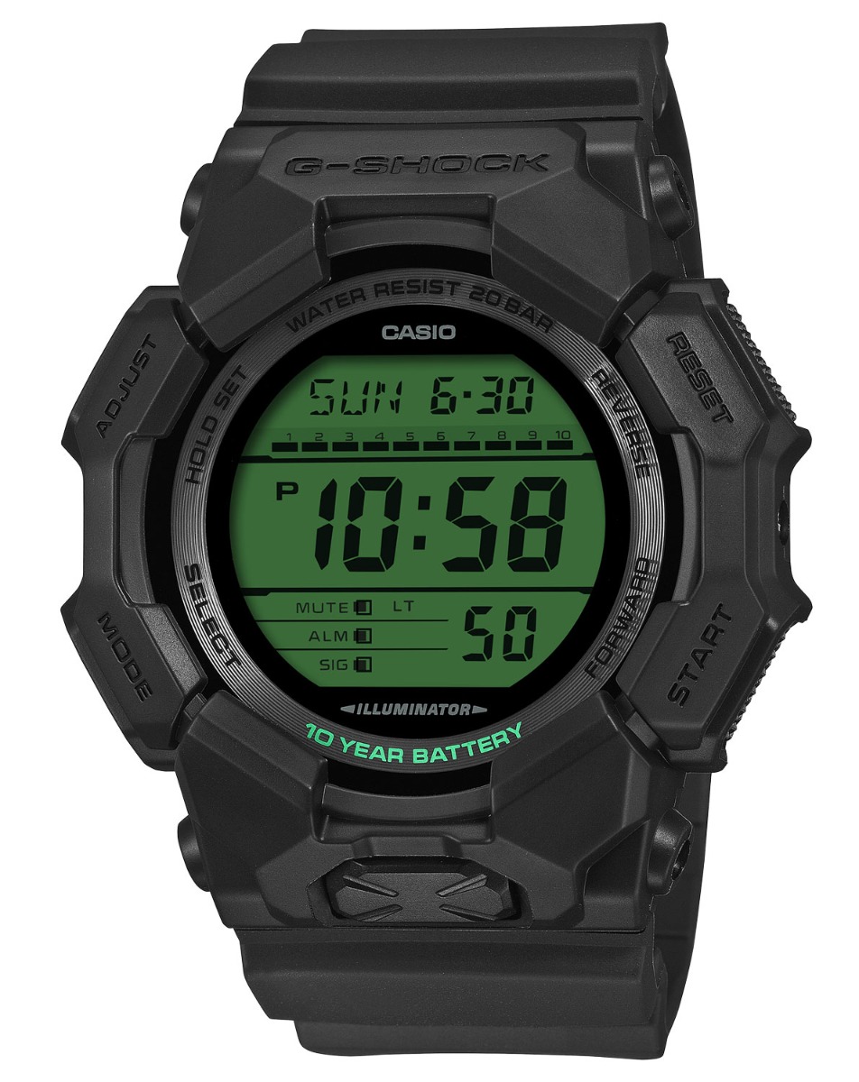 Casio G-Shock Limited GD-010BEG-1ER - Digitalt - Svart - Herrklocka - Harts - Härdat mineralglas