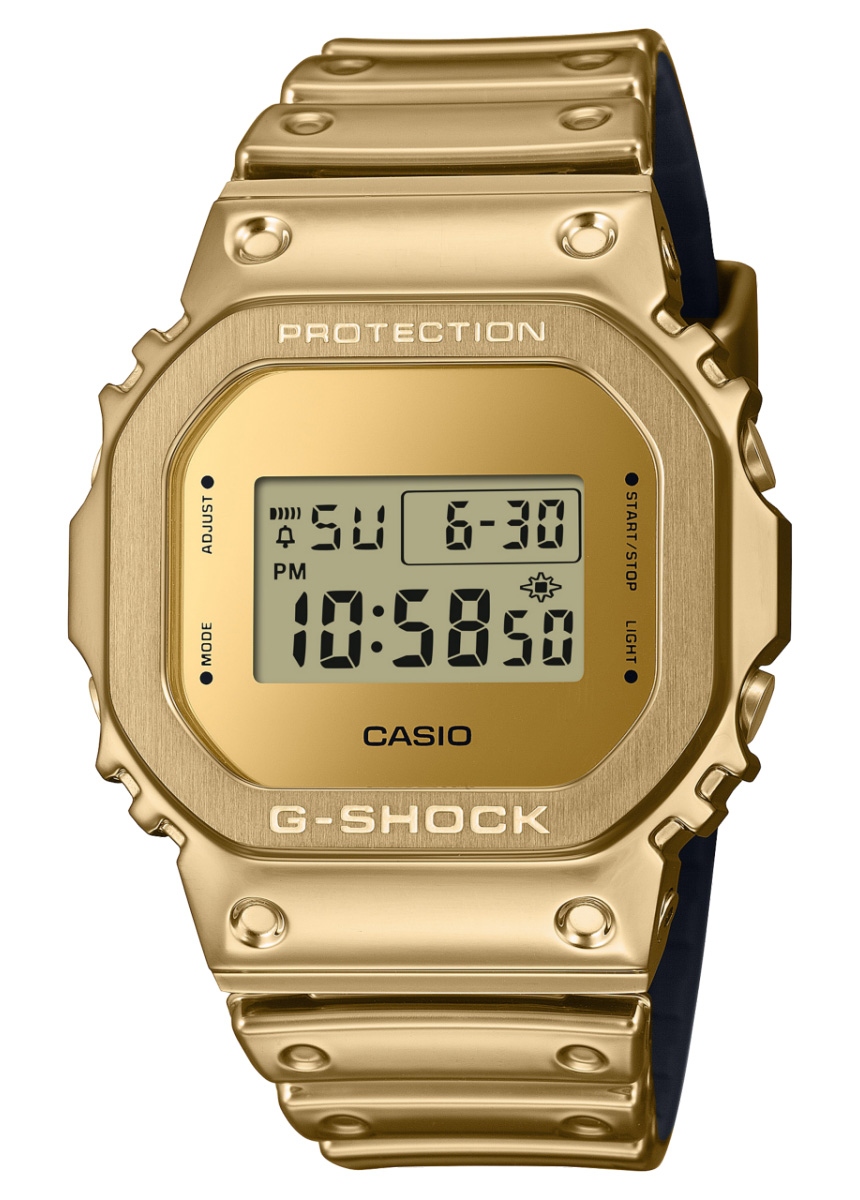 Casio G-Shock G-Steel GM-5600YMG-9ER - Digitalt - Guld - Herrklocka - Harts - Härdat mineralglas