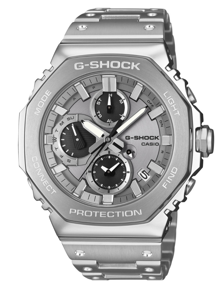 Casio G-Shock Full Metal GMC-B2100ADS-1AER - Quartz - Silver - Herrklocka - Rostfri stål - Härdat mineralglas