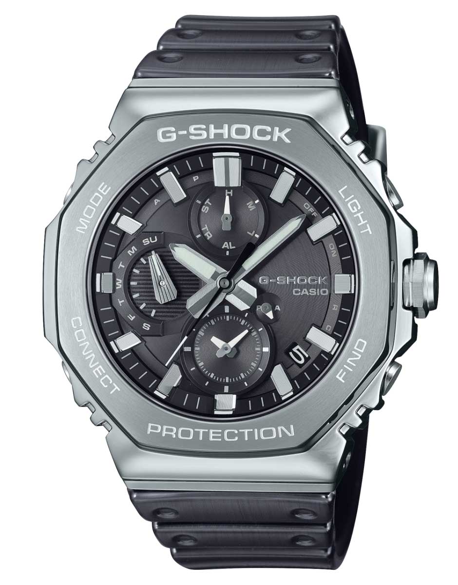 Casio G-Shock GMC-B2100 Series GMC-B2100Y-1AER - Quartz - Silver - Herrklocka - Harts - Härdat mineralglas