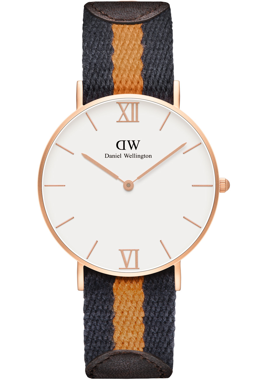 Daniel Wellington Outlet | Daniel Wellington Grace Selwyn Rose 0554DW - Quartz - Rött guld - Unisex - Läder - Härdat mineralglas