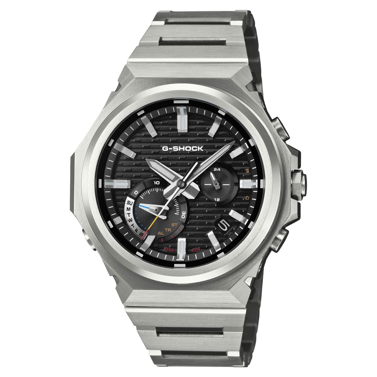 Casio G-Shock G-Steel GST-B1000D-1AER - Analog-digital-mix - Silver - Herrklocka - Rostfri stål - Härdat mineralglas