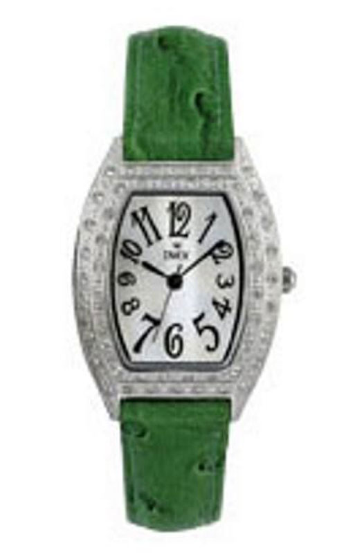 Inex Ladies Silver MOP A69224-2S11A - Quartz - Silver - Damklocka - Läder - Härdat mineralglas