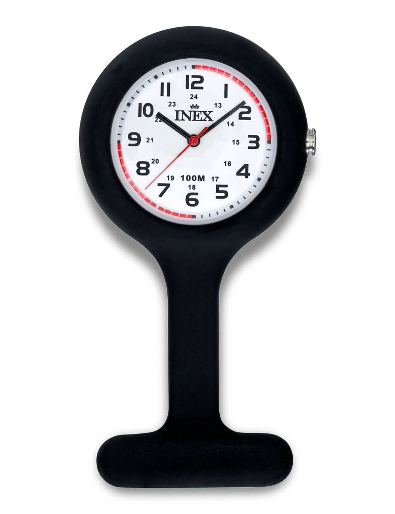 Inex Nurse Watch A47128S5A - - Svart - Unisex - - Härdat mineralglas
