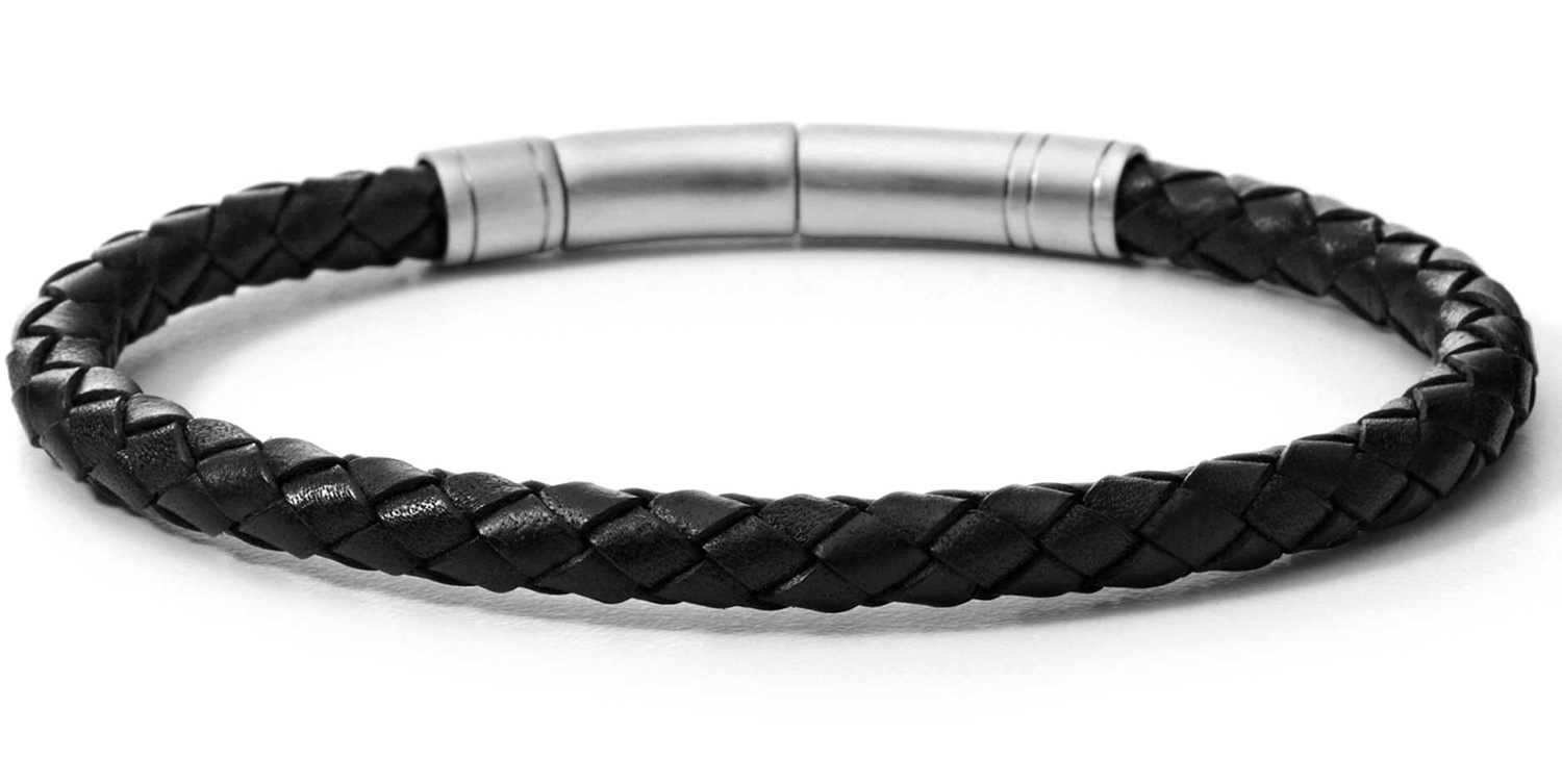 Fossil Black Skinny Braid JF00510797 - - - - -