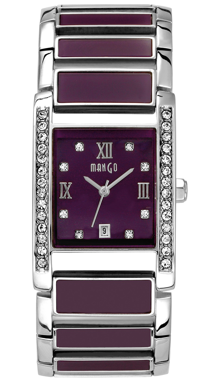 Mango Ladies A58922S10S - Quartz - Silver - Damklocka - Rostfri stål - Härdat mineralglas