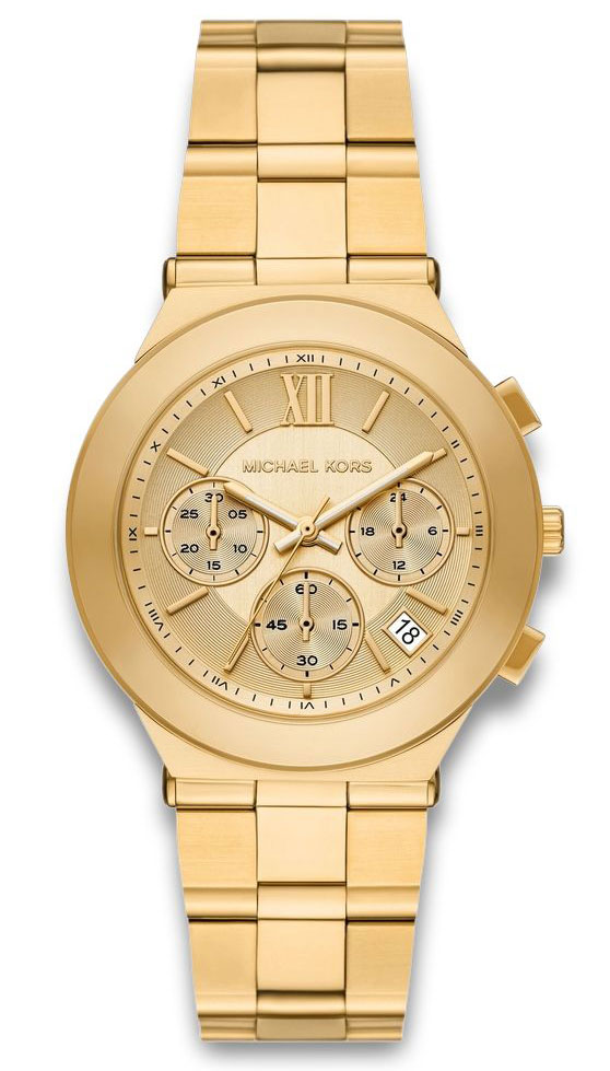 Michael Kors Billie MK7603 - Quartz - Guld - Damklocka - Rostfri stål - Härdat mineralglas