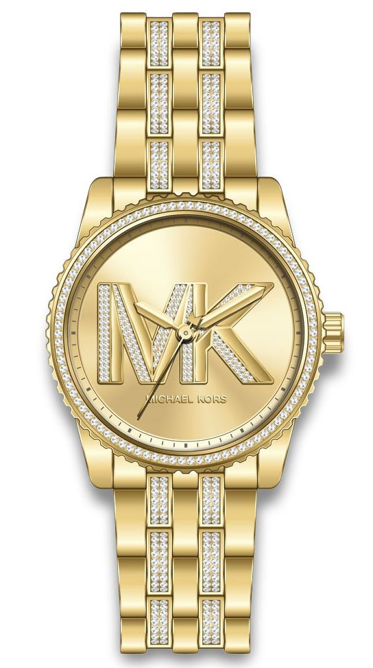 Michael Kors Bryant MK7540 - Quartz - Guld - Damklocka - Rostfri stål - Härdat mineralglas