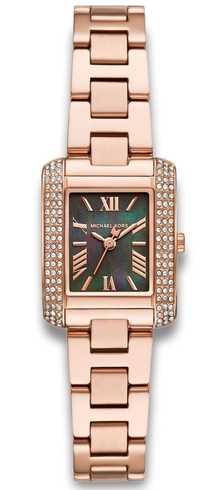 Michael Kors Emery MK4868 - Quartz - Rött guld - Damklocka - Rostfri stål - Härdat mineralglas