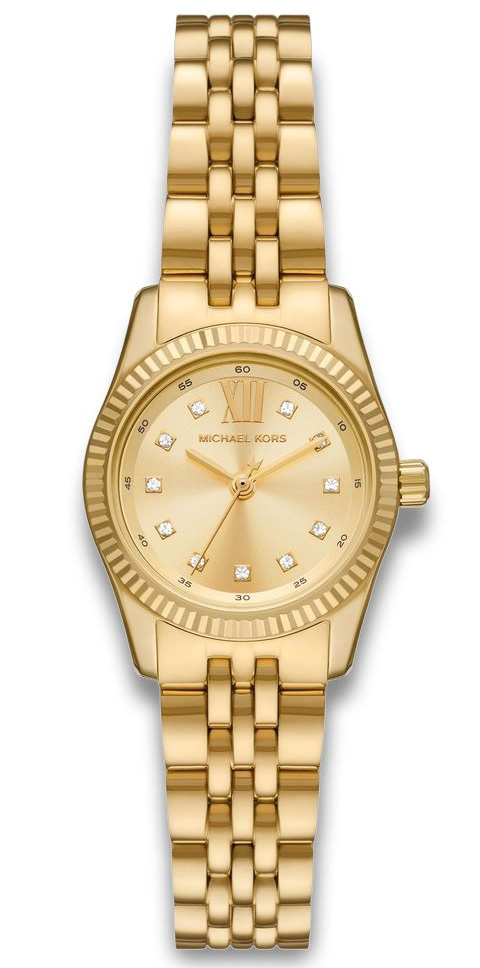 Michael Kors Petite Lexington MK4741 - Quartz - Guld - - Rostfri stål - Härdat mineralglas