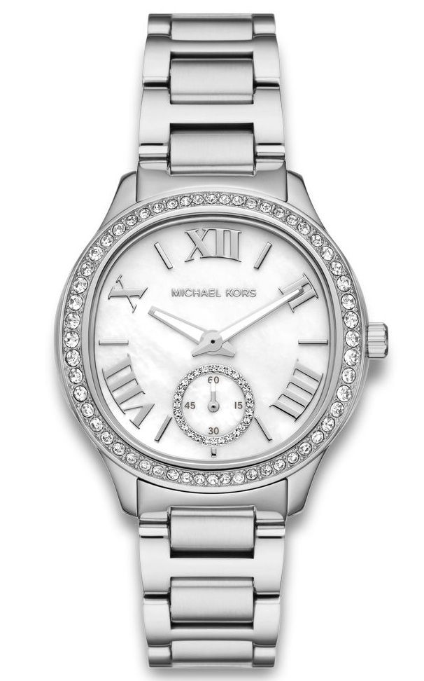 Michael Kors Sage MK4807 - Quartz - Silver - Damklocka - Rostfri stål - Härdat mineralglas