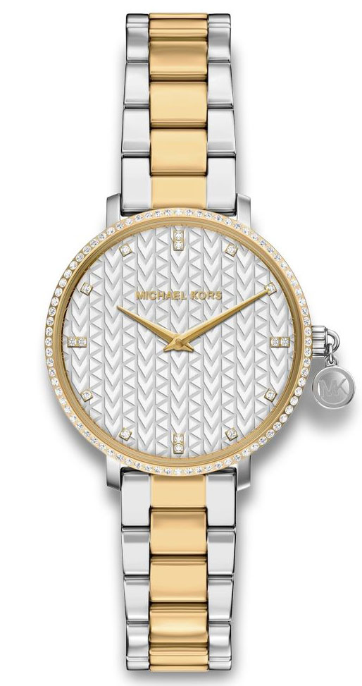 Michael Kors Pyper MK7574 - Quartz - Silver - Damklocka - Rostfri stål - Härdat mineralglas