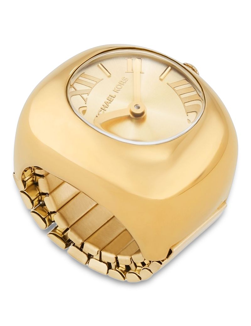 Michael Kors Rylee Watch Ring MK4847 - Quartz - Guld - Damklocka - Stretch - Härdat mineralglas