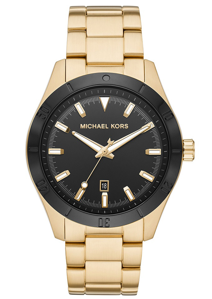 Michael Kors Layton MK8816 - Quartz - Guld - Herrklocka - Rostfri stål - Härdat mineralglas