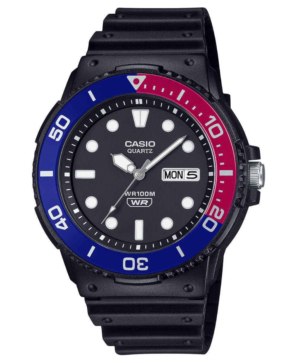 Casio Standard MRW-230H-1E2VEF - Quartz - Svart - Herrklocka - Harts - Resin