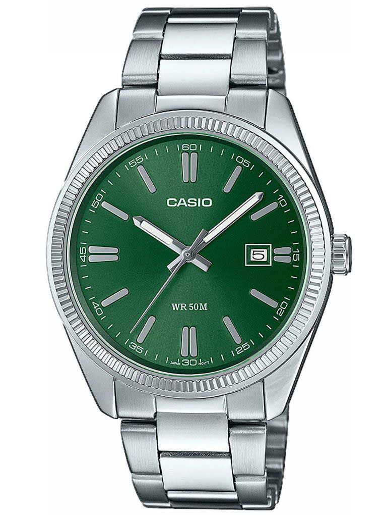 Casio Classic MTP-1302PD-3AVEF - Quartz - Silver - Herrklocka - Rostfri stål - Härdat mineralglas