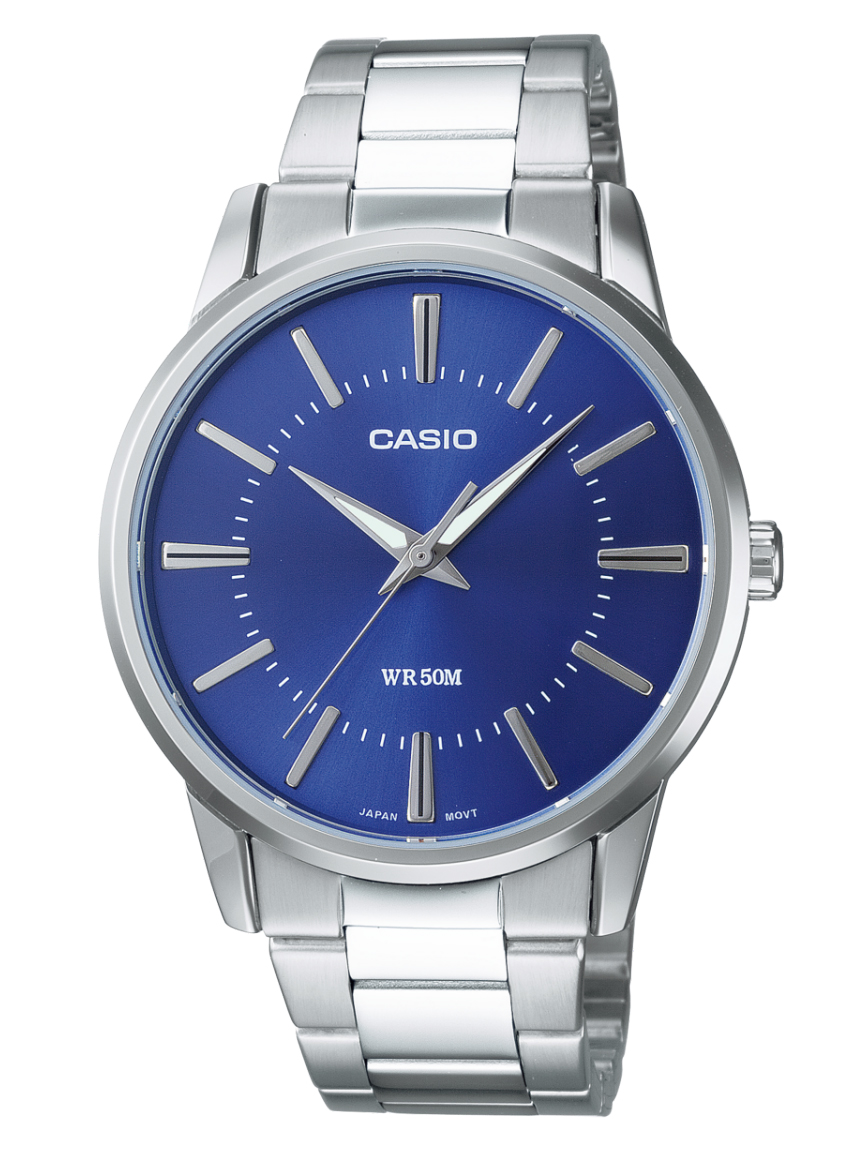 Casio Classic MTP-1303PD-2AVEG - Quartz - Silver - Herrklocka - Rostfri stål - Härdat mineralglas