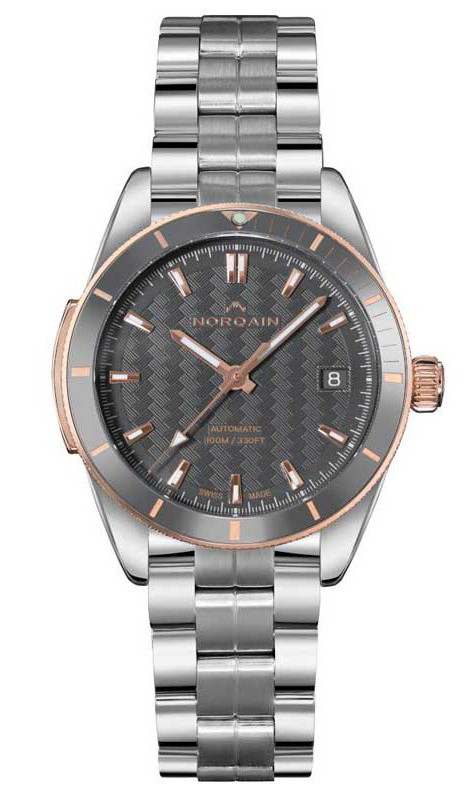 Norqain Adventure Sport Lady N1800CG83A/G18G/181S - Automatisk - Grå - Damklocka - Rostfri stål - Safir
