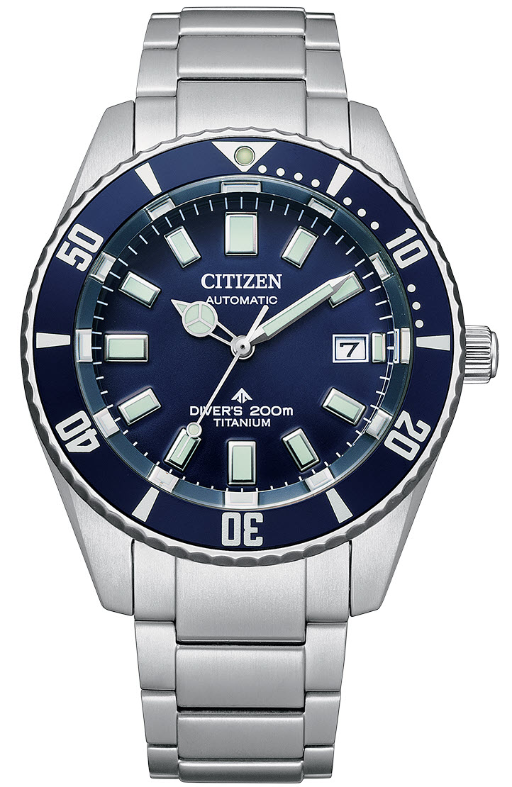 Citizen Promaster Super Titanium Mechanical 200M Diver NB6021-68L - Automatisk - Silver Titan - Herrklocka - Titan - Safir