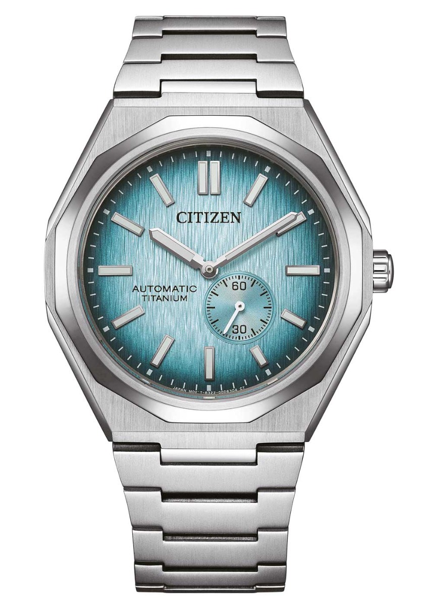 Citizen Super Titanium Zenshin 60 NK5020-58L - Automatisk - Titan Vit - Herrklocka - Titan - Safir