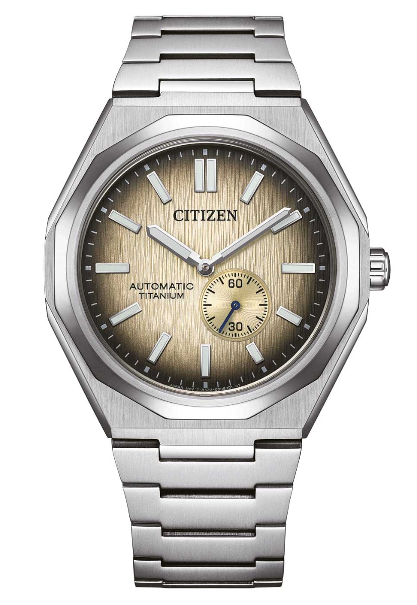Citizen Super Titanium Zenshin 60 NK5020-58P - Automatisk - Titan Vit - Herrklocka - Titan - Safir