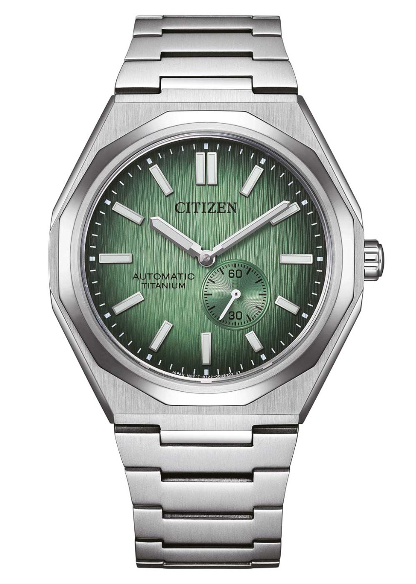 Citizen Super Titanium Zenshin 60 NK5020-58X - Automatisk - Titan Vit - Herrklocka - Titan - Safir